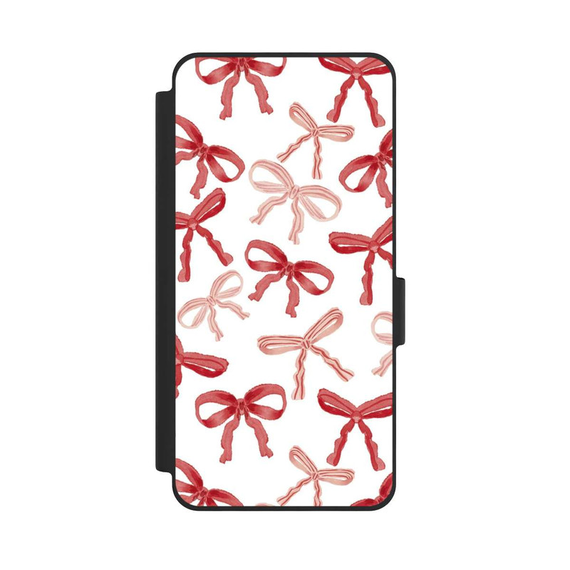 Galaxy S26 NIVOflip Rote Schleifen Muster