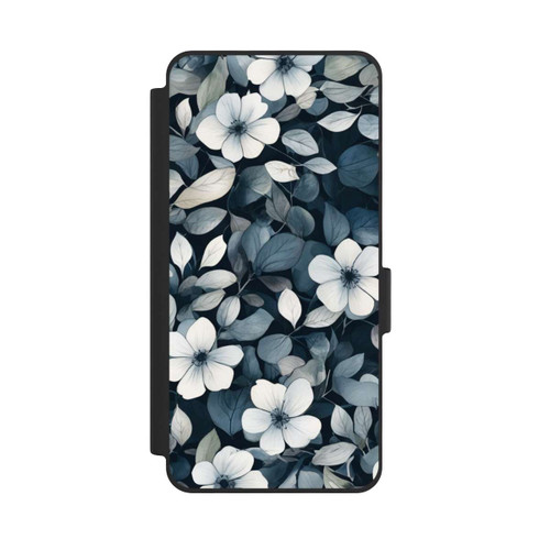 Samsung Galaxy S26 NIVOflip Blaue Negativblumen mit KI