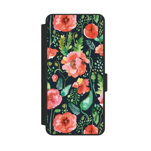 Samsung Galaxy S26 NIVOflip Mohnblumen Dunkle Wildnis