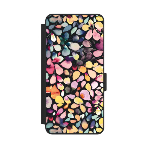 Samsung Galaxy S26 NIVOflip Eukalyptus Aquarellblätter Schwarz