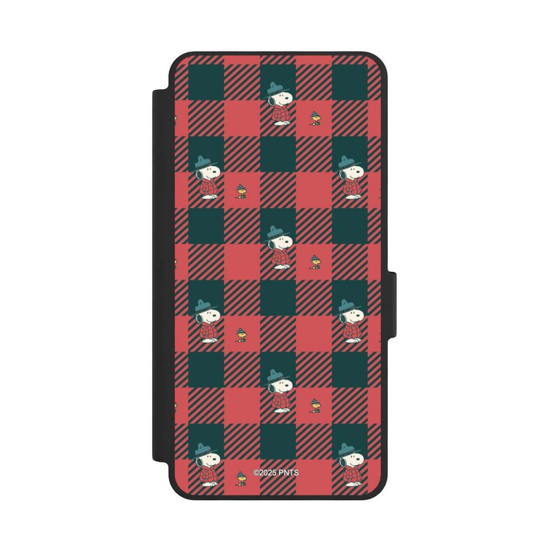 Galaxy S26 NIVOflip Peanuts Rot Schottenmuster