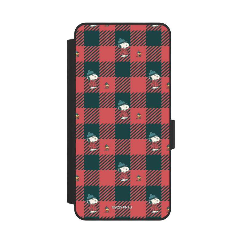 Galaxy S26 NIVOflip Peanuts Red Tartan Pattern