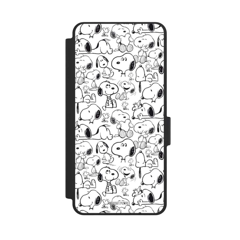 Galaxy S26 NIVOflip Classic Snoopy Pattern White