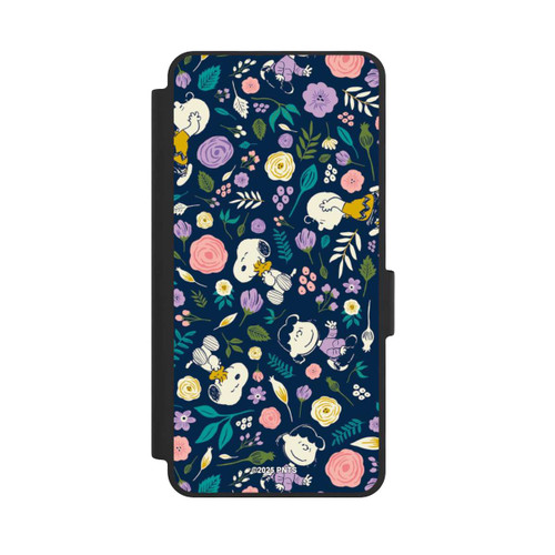 Samsung Galaxy S26 NIVOflip Peanuts Dark Flower Pattern