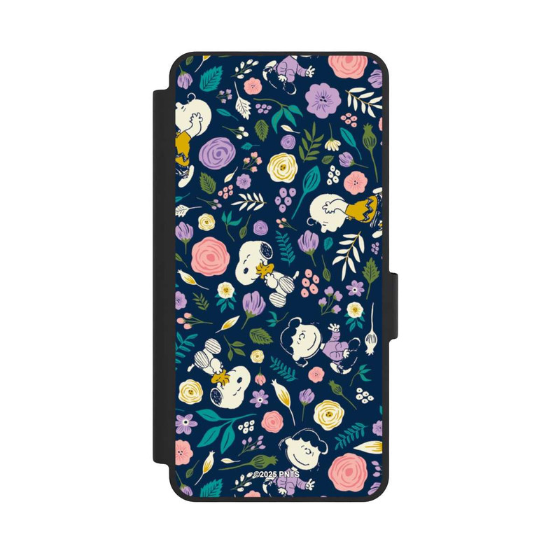 Galaxy S26 NIVOflip Peanuts Dark Flower Pattern