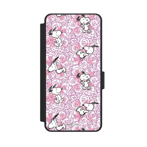 Samsung Galaxy S26 NIVOflip Peanuts Pink Roses Pattern