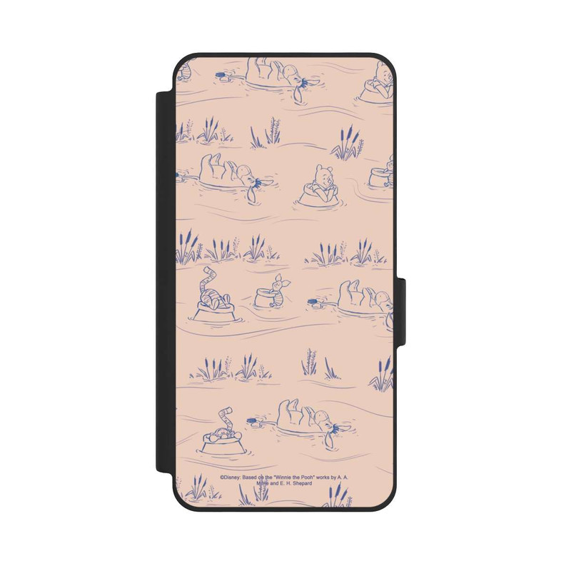 Galaxy S26 NIVOflip Winnie l'Ourson Pont Rose à Motif Céramique