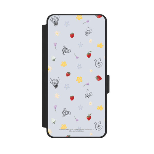 Samsung Galaxy S26 NIVOflip Winnie the Pooh and Friends Strawberry Pattern Blue