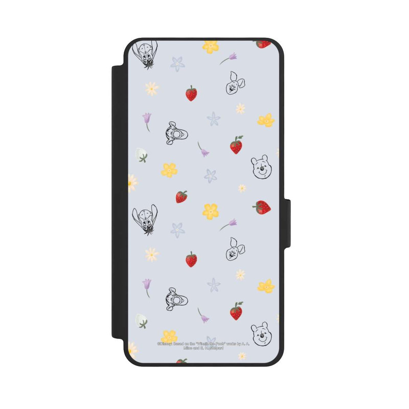 Galaxy S26 NIVOflip Winnie the Pooh and Friends Strawberry Pattern Blue