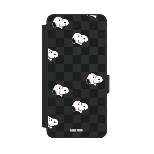 Samsung Galaxy S26 NIVOflip Snoopy Checked Pattern