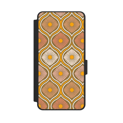 Samsung Galaxy S26 NIVOflip Groovy 70s Retro Mid-Century Daisy Flowers