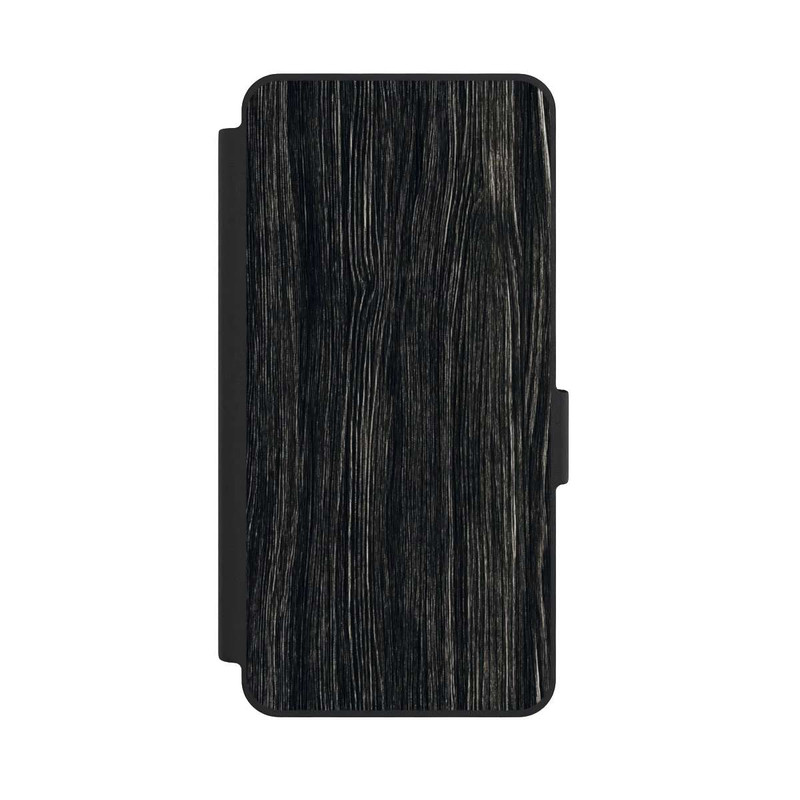 Galaxy S26 NIVOflip Texture du Bois Foncé