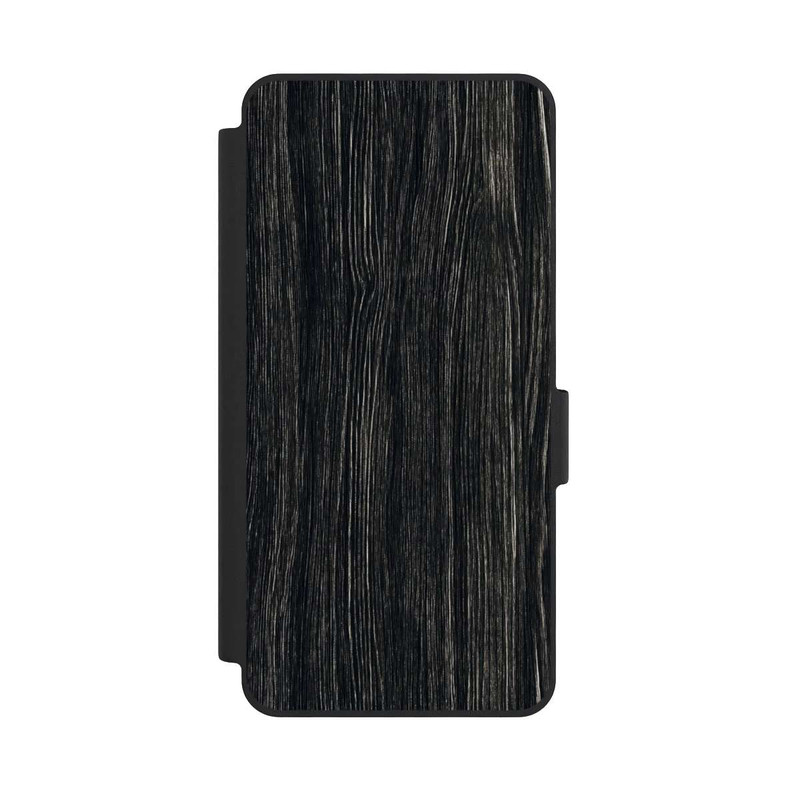 Galaxy S26 NIVOflip Texture du Bois Foncé
