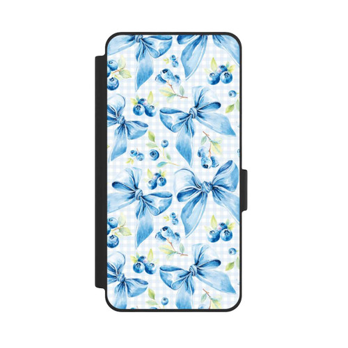 Samsung Galaxy S26 NIVOflip Nœuds bleus et myrtilles avec IA