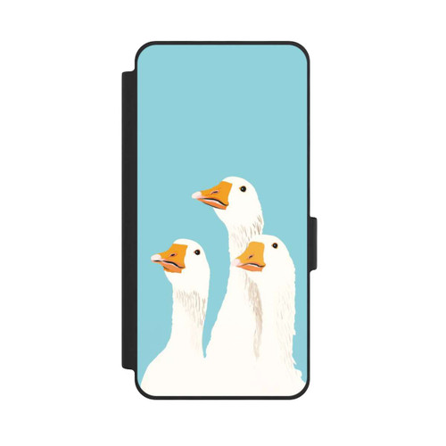 Samsung Galaxy S26 NIVOflip Three Geese Light Blue with AI