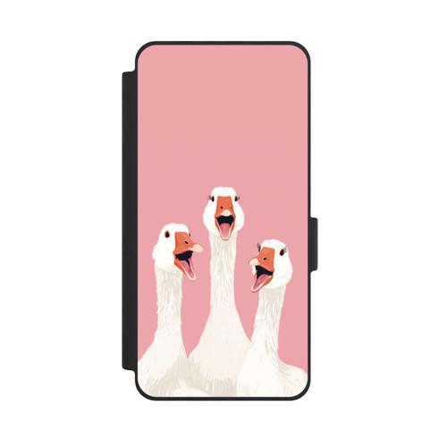 Samsung Galaxy S26 NIVOflip Three Geese Pink with AI