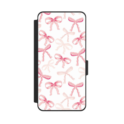 Samsung Galaxy S26 NIVOflip Light Pink Bow Pattern