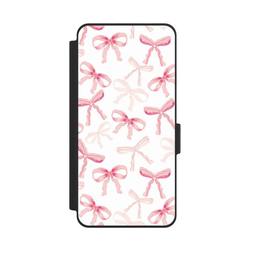 Samsung Galaxy S26 NIVOflip Hell Rosa Schleifen Muster