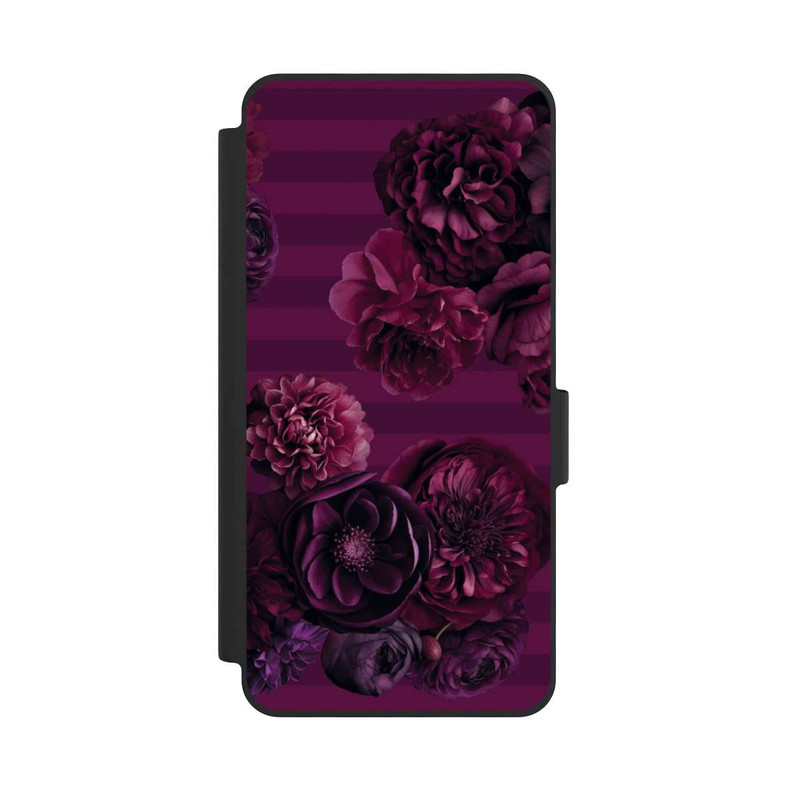 Galaxy S26 NIVOflip Majestic Baroque Blossom Dream Burgundy Pink mit KI