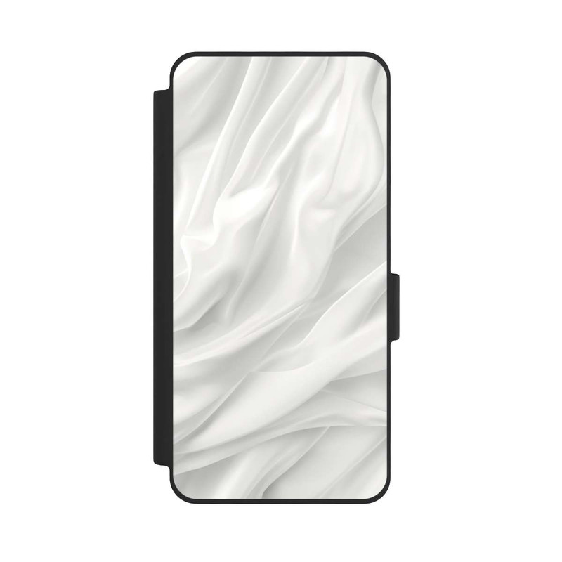 Galaxy S26 NIVOflip Texture Lisse Satinée Blanche avec IA