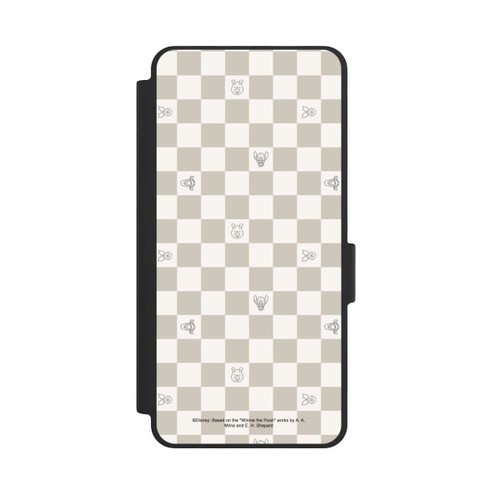 Samsung Galaxy S26 NIVOflip Winnie the Pooh Checked Pattern Beige