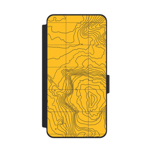 Samsung Galaxy S26 NIVOflip Berg gelbe Linien