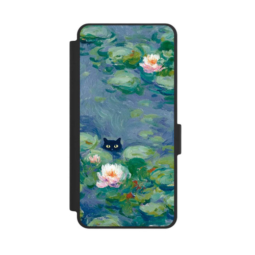 Samsung Galaxy S26 NIVOflip Katze im Teich Gemälde
