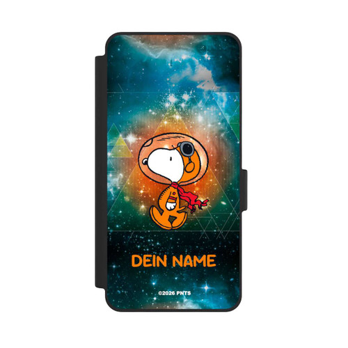 Samsung Galaxy S26 NIVOflip Snoopy Voyageur de l'espace Personnalisable