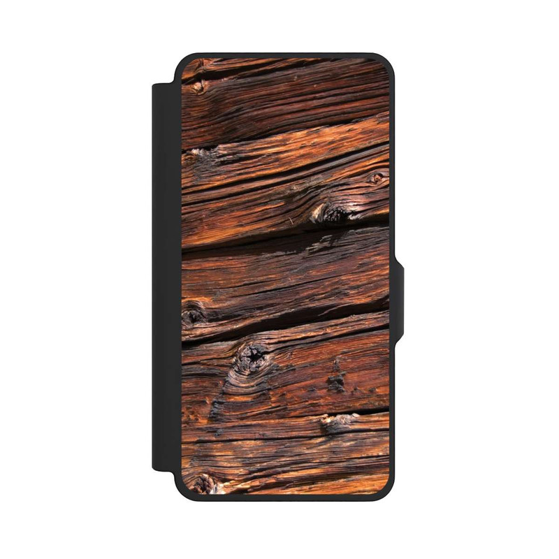 Galaxy S26+ NIVOflip Verwitterte Holzplanken