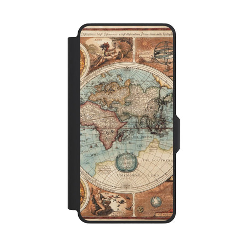 Samsung Galaxy S26+ NIVOflip Vintage Weltkarte