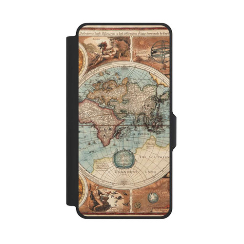 Samsung Galaxy S26+ NIVOflip Vintage Weltkarte