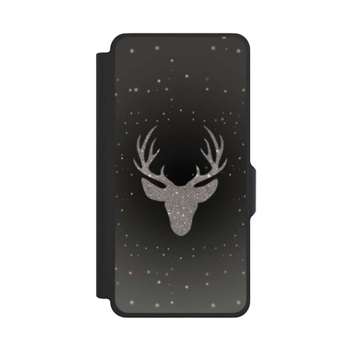 Samsung Galaxy S26+ NIVOflip Hirsch Glitzer Look