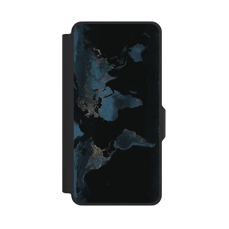 Galaxy S26+ NIVOflip Carte du Monde Nuit