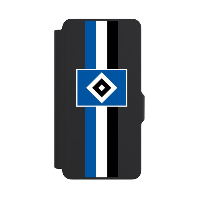 Galaxy S26+ NIVOflip HSV Streifen - Blau-Weiß-Schwarz - ohne Hintergrund