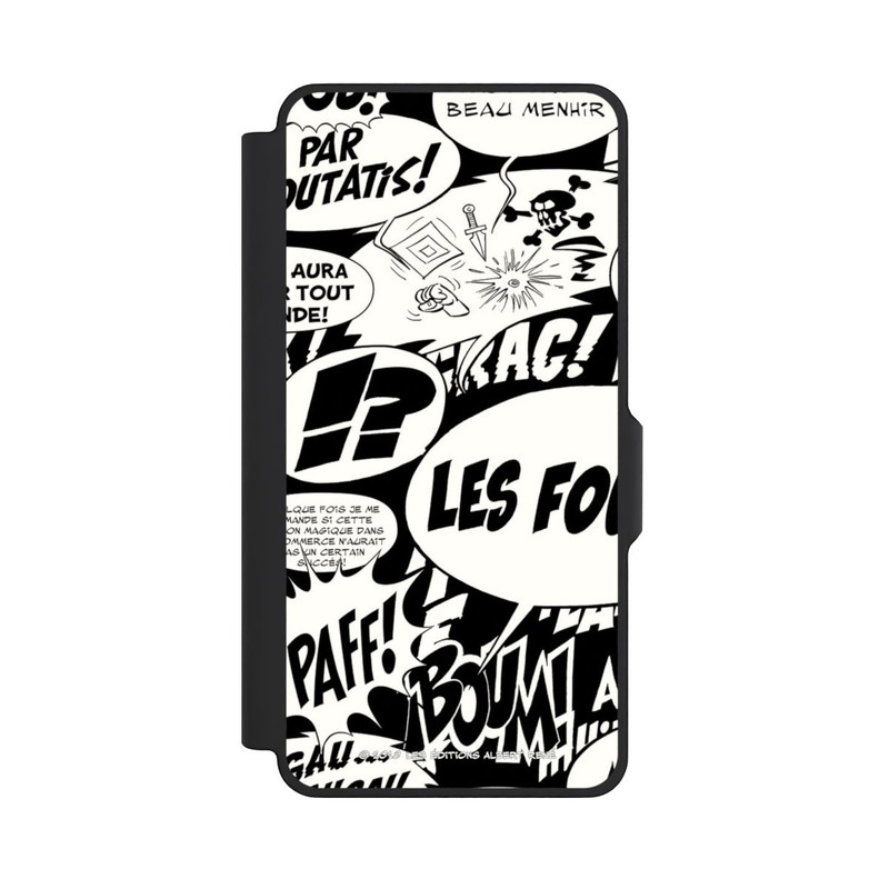 Galaxy S26+ NIVOflip Sprechblasen Asterix Schwarz