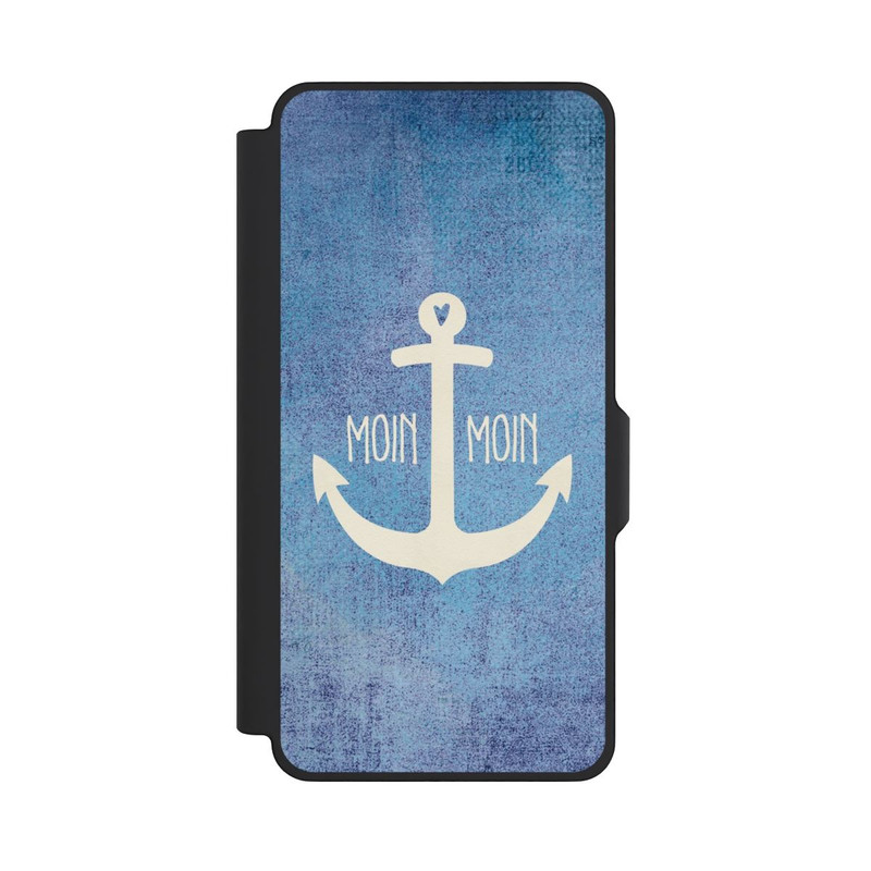 Galaxy S26+ NIVOflip Moin Moin Anker Blau