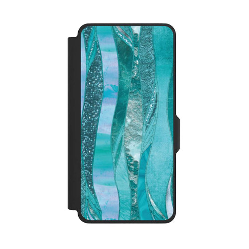 Samsung Galaxy S26+ NIVOflip Blue Glamour Glitter Look