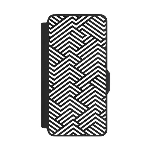 Samsung Galaxy S26+ NIVOflip Schwarz und Weiß ZigZag