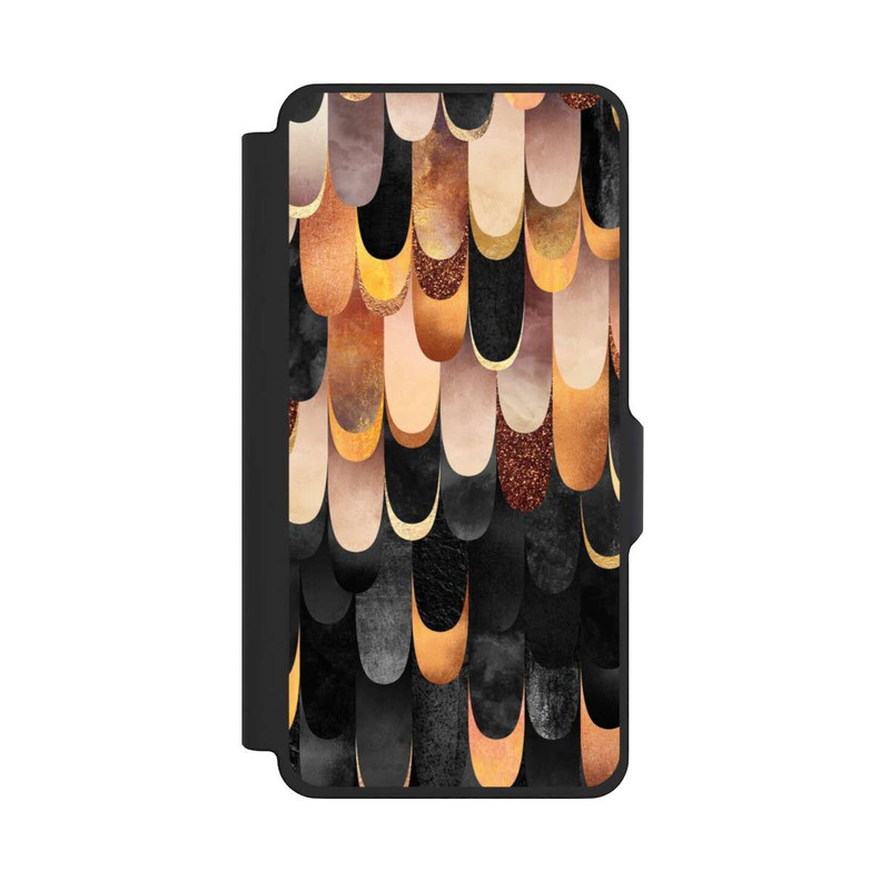 Galaxy S26+ NIVOflip Gefiedertes Kupfer und Schwarz