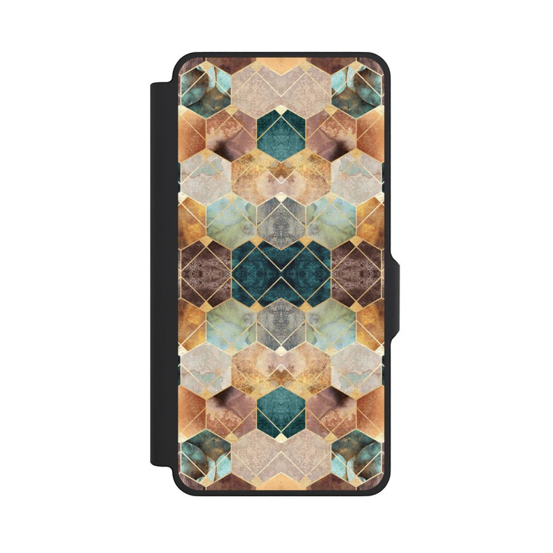 Galaxy S26+ NIVOflip Hexagones et diamants naturels