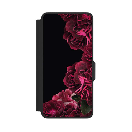 Samsung Galaxy S26+ NIVOflip Vintage Rosen auf Schwarz