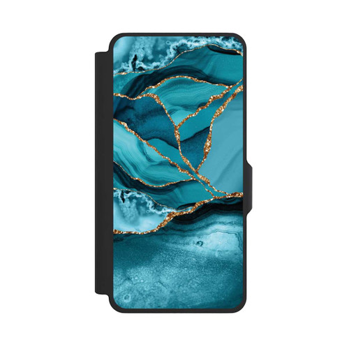 Samsung Galaxy S26+ NIVOflip Ice Blue Marble Landscape