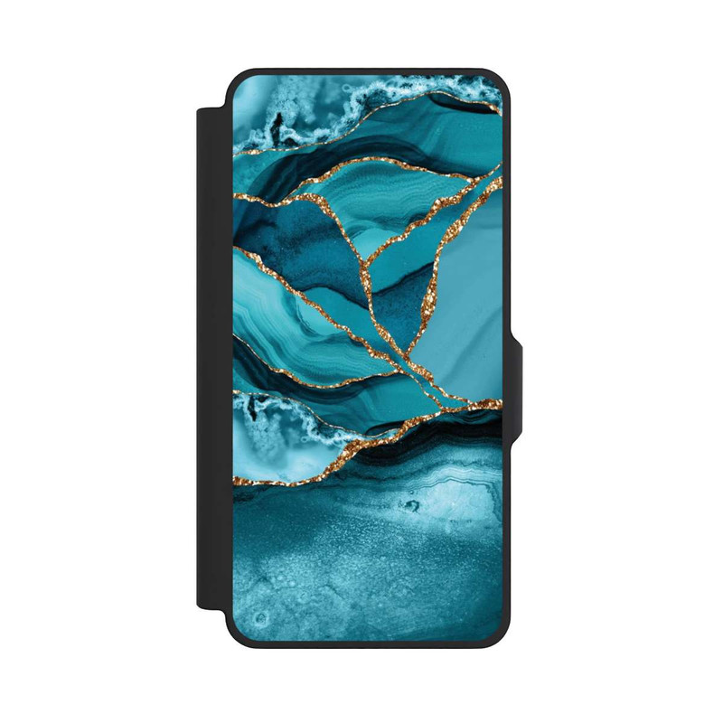 Galaxy S26+ NIVOflip Marbre Bleu Glacier