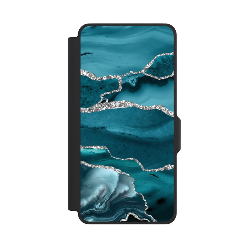 Galaxy S26+ NIVOflip Gletscher Eis Marmor