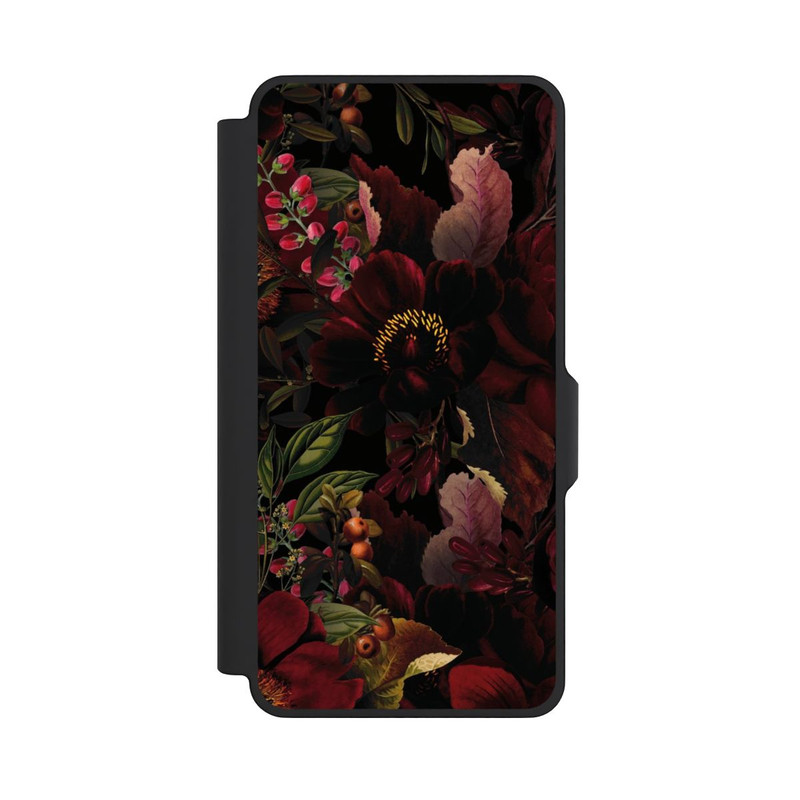 Galaxy S26+ NIVOflip Dunkle Rote Vintage Barock Rosen