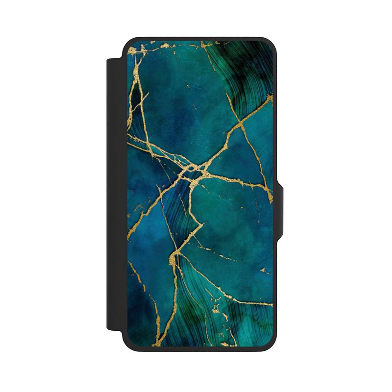 Galaxy S26+ NIVOflip Mineral glamour blue gold look