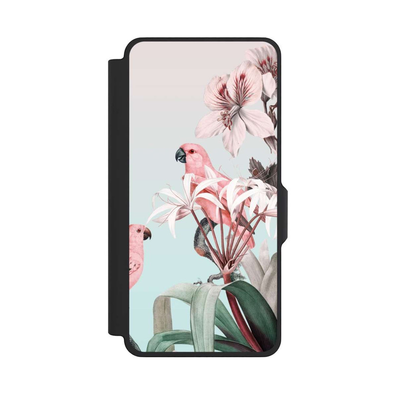 Galaxy S26+ NIVOflip paradiesische Papageien Pastell