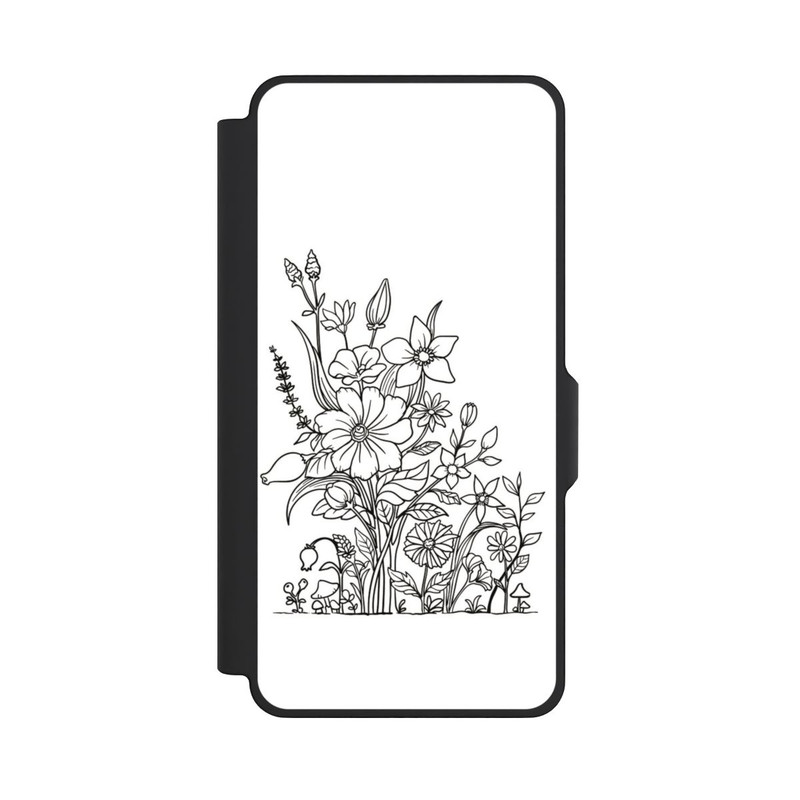 Galaxy S26+ NIVOflip Flowers Line Art