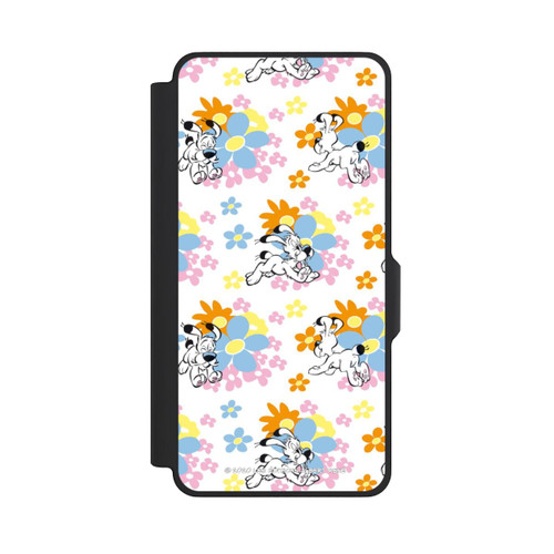 Samsung Galaxy S26+ NIVOflip Idéfix sur fleurs colorées