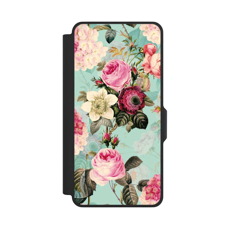 Galaxy S26+ NIVOflip Turquoise Wallpaper Roses